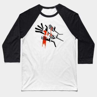 Bloody hands Baseball T-Shirt